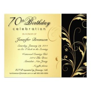 60th Birthday Party Custom Photo Invitations