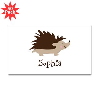 Baby Name Gifts > Baby Name Bumper Stickers > Custom Name Hedgehog