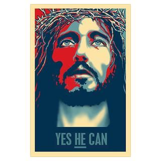 Wall Art  Posters  Yes HE Can Poster