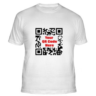 Advertise Gifts  Advertise T shirts  Personalized QR Code Shirt