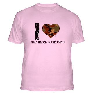 Love Girls Raised In The South T Shirts  I Love Girls Raised In The
