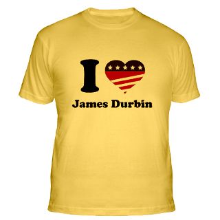Love James Durbin T Shirts  I Love James Durbin Shirts & Tees