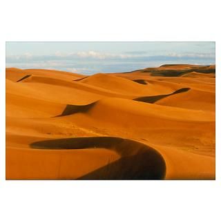 Desert sand dunes at Glamis,near Yuma,California Poster