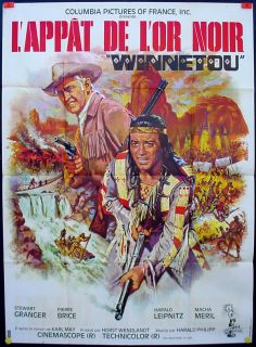Winnetou Granger Brice 1965 Original Poster 47x63