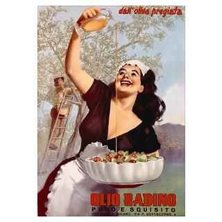 Wall Art > Posters > Olio Radino, Vintage Poster, by