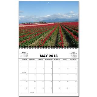 Pacific Northwest Flowers 2013 Wall Calendar by ursinelogic