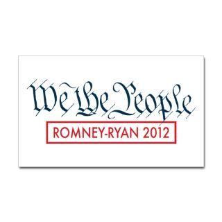 We The People Romney Ryan 2012 Sticker (Rectangle