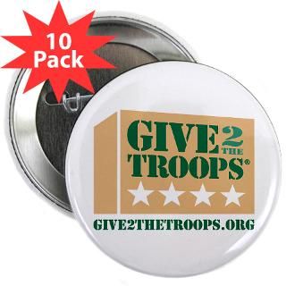 Give2TheTroops® Button (10 pack) > Give2TheTroops, Inc. Online Store