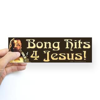 Bong Hits 4 Jesus Bumper Sticker  Bumper Stickers  White House