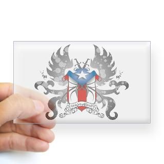 Puerto Rico Shield Rectangle Decal for $4.25