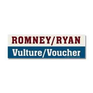 Romney Ryan Vulture Voucher Car Magnet 10 x 3  Romney Ryan, Vulture