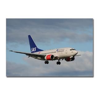 SAS Braathens 737 600 Postcards (Package of 8)  Scanair.no Shoppen