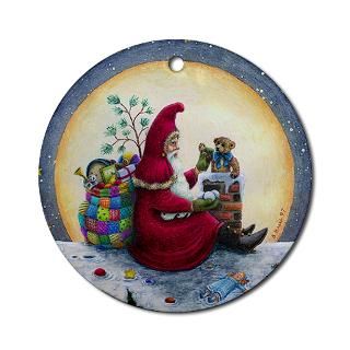 FULL MOON BELSNICKLE Susan Brack Ornament (Round)  CHRISTMAS