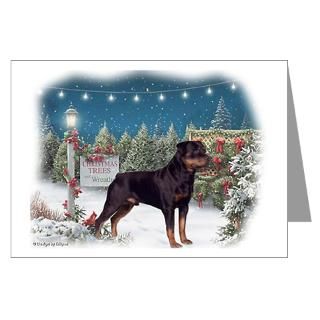 Greeting Cards  Rottweiler Christmas Greeting Cards (Pk of 10