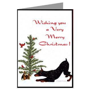  Dobe Greeting Cards  Dobe Christmas Greeting Cards (Pk of 10