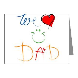 Gifts > Baby Note Cards > We Love You Dad Note Cards (Pk of 10