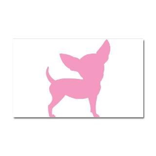 Art Car Accessories  Pink Funny Cute Chihuahua Car Magnet 20 x 12