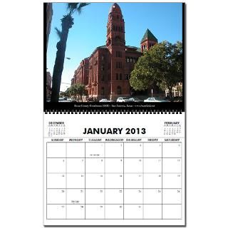 Architecture Home Office  Texas 12 County Courthouse Wall Calendar