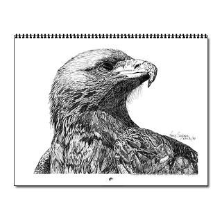 Eagle Wall Calendar 13 Pen and Inks for $25.00
