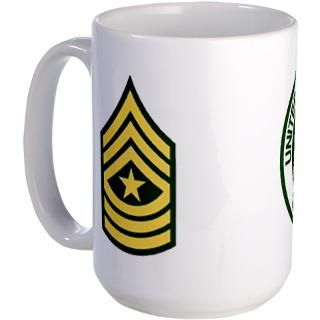 Army Gifts  Army Drinkware  Retired Sergeant Major 15 Ounce Mug