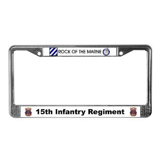 15th Infantry Regiment License Plate Fra for $15.00