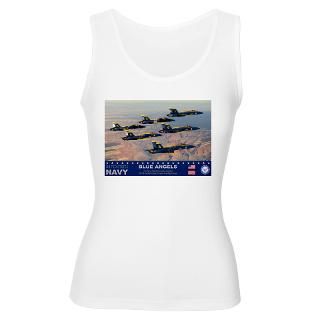 Blue Angels F 18 Hornet Womens Tank Top for $24.00