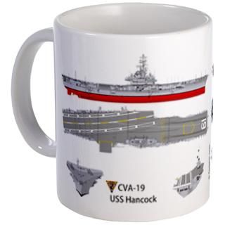 USS Hancock CV 19 CVA 19 Mug for