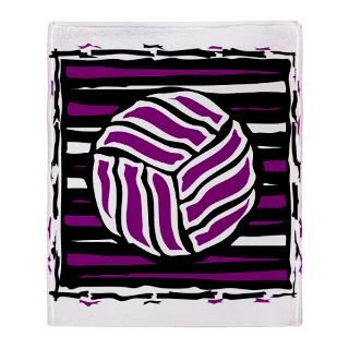 Gifts  Beach Bedroom  VOLLEYBALL {18}  purple Stadium Blanket
