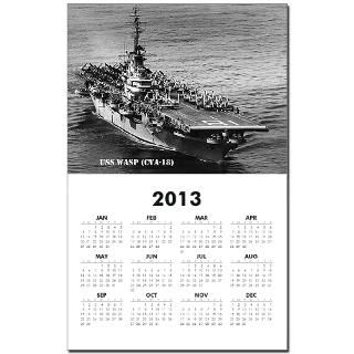 USS WASP (CVA 18) Calendar Print