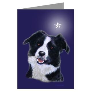 Greeting Cards  Border Collie Star Xmas Greeting Cards (Pk of 20
