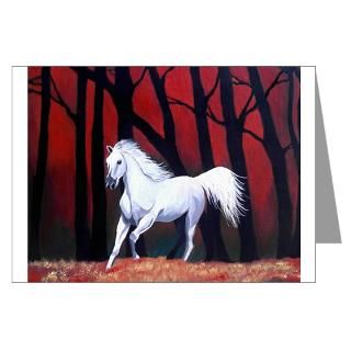 Animal Greeting Cards  White Spirit Horse Birthday Cards (Pk of 20