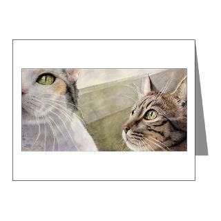 Animal Note Cards  Portrait of Lucy and Widget Note Cards (Pk of 20