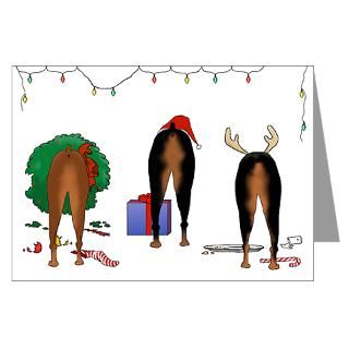 Gifts  Butt Greeting Cards  Doberman Christmas Cards (Pk of 20
