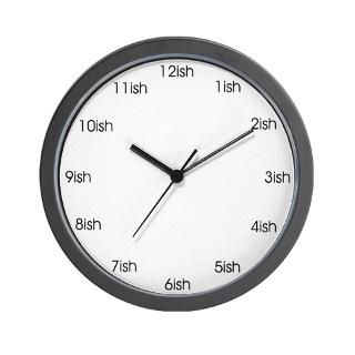 24 Hours Gifts > 24 Hours Home Decor > Ish Wall Clock