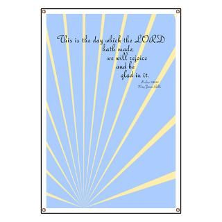 Psalms 118 24 Bible Verse Banner for $59.00