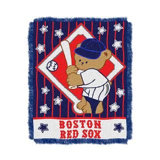 Boston Red Sox Woven Jacquard Baby Throw