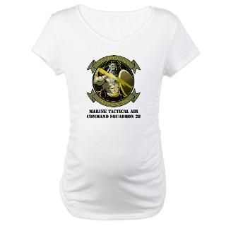 Marine Tactical Air Command Squadron 28 (MTACS 28) Maternity T Shirt