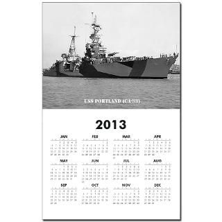 USS PORTLAND (CA 33) Calendar Print