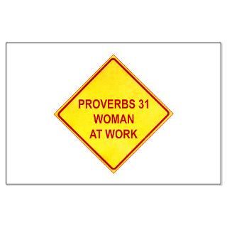 Proverbs 31 Christian Woman Large Poster  Proverbs 31 Woman at Work