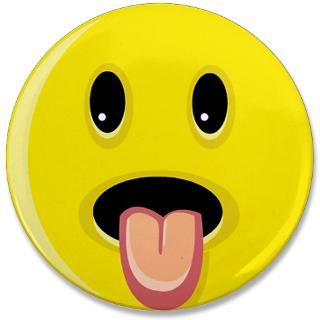 Emoticon Gifts  Emoticon Buttons  Smiley Face   Tongue Out 3.5