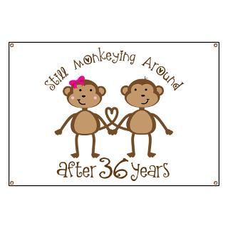 36th Anniversary Love Monkeys Banner for $59.00