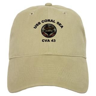 USS Coral Sea CV 43 Baseball Cap