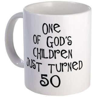 50 Gifts  50 Drinkware  50th birthday gifts Christian Mug