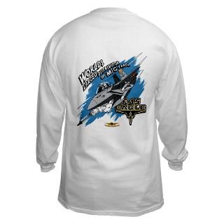 53d FS Back & Front Design Long Sleeve T Shirt by FighterPilotU