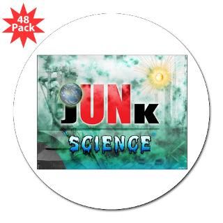 Stickers  Junk Science 3 Lapel Sticker (48 pk