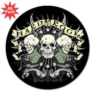Stickers  Grunge Skulls 3 Lapel Sticker (48 pk