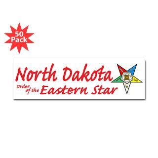 North Dakota Eastern Star Bumper Sticker (50 pk) for $190.00