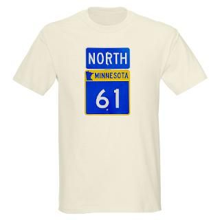 Minnesota 61 Ash Grey T Shirt T Shirt by minnhwy61