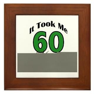 50 Gifts  50 Home Decor  60 Years Old Framed Tile