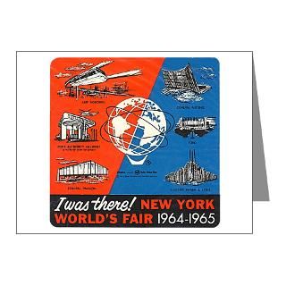 NY Worlds Fair 64 65 Note Cards (Pk of 1